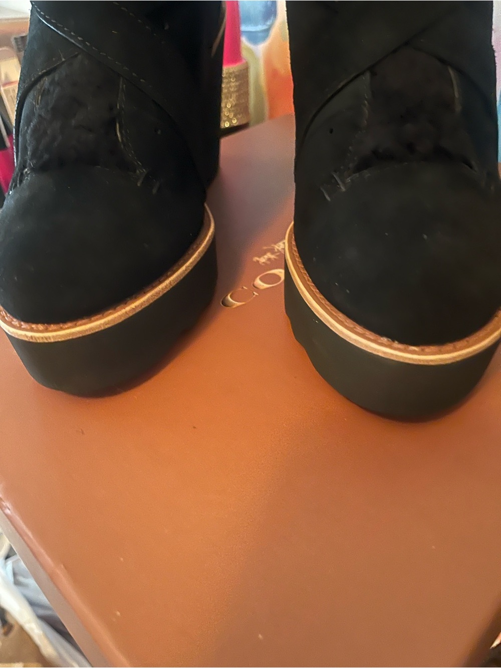 Coach Kenna Suede Shearling Boot - Picture 8 of 13